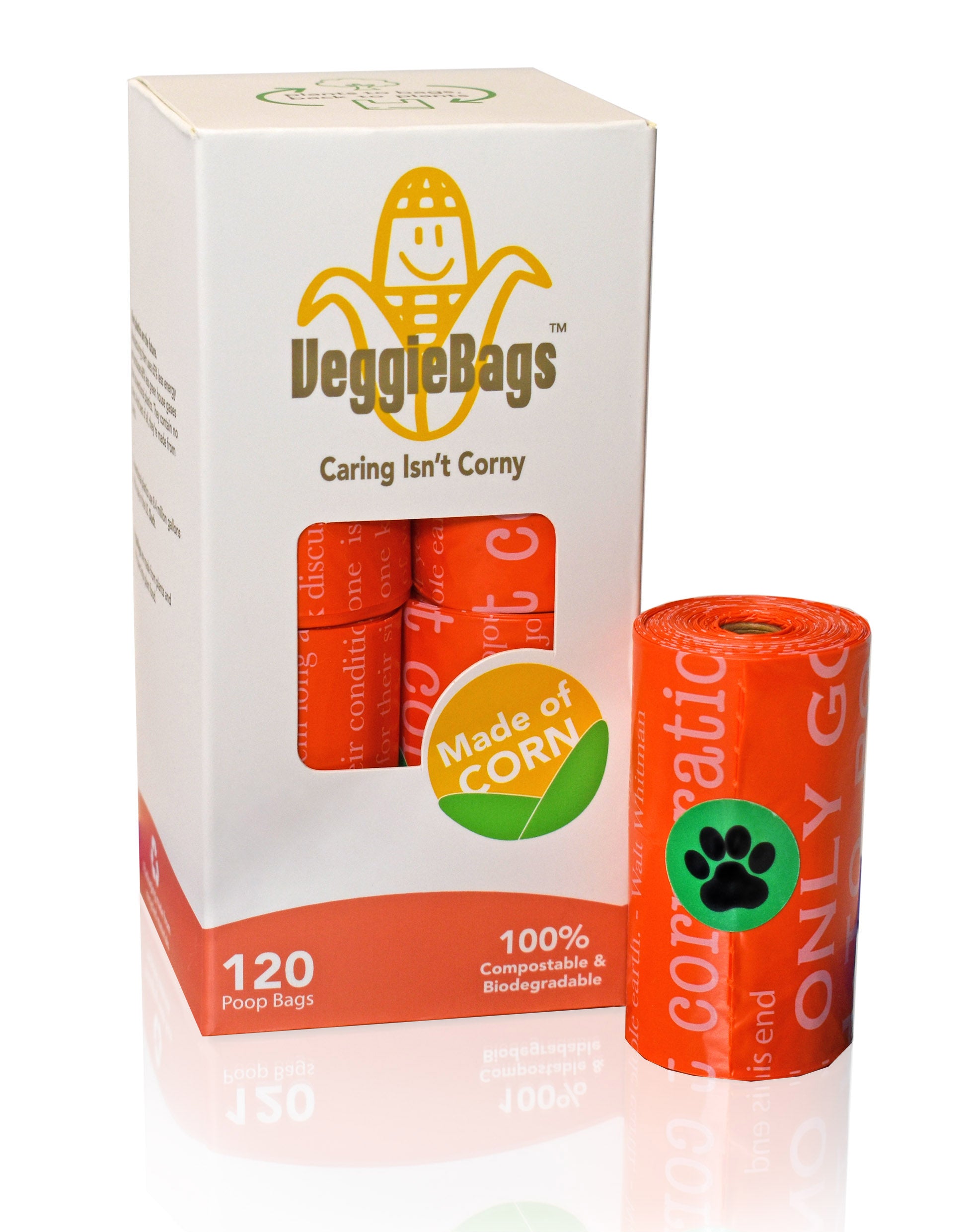 Amazon.com : The Original Poop Bags® USDA Certified 38% Plant Based Doggy Poop  Bags Refills, Poop Bags for Dogs, Dog Poop Bags Rolls, Doggie Poop Bags -  Single Bulk Roll - Leak