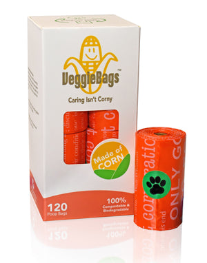 VeggieBags - 100% Compostable and Biodegradable Poop Bags